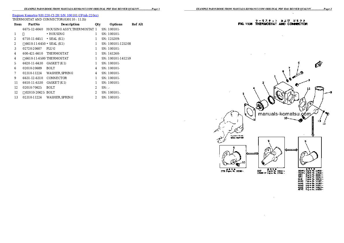 Protected: NH-220-CI-2H S/N 100101-UP Partsbook