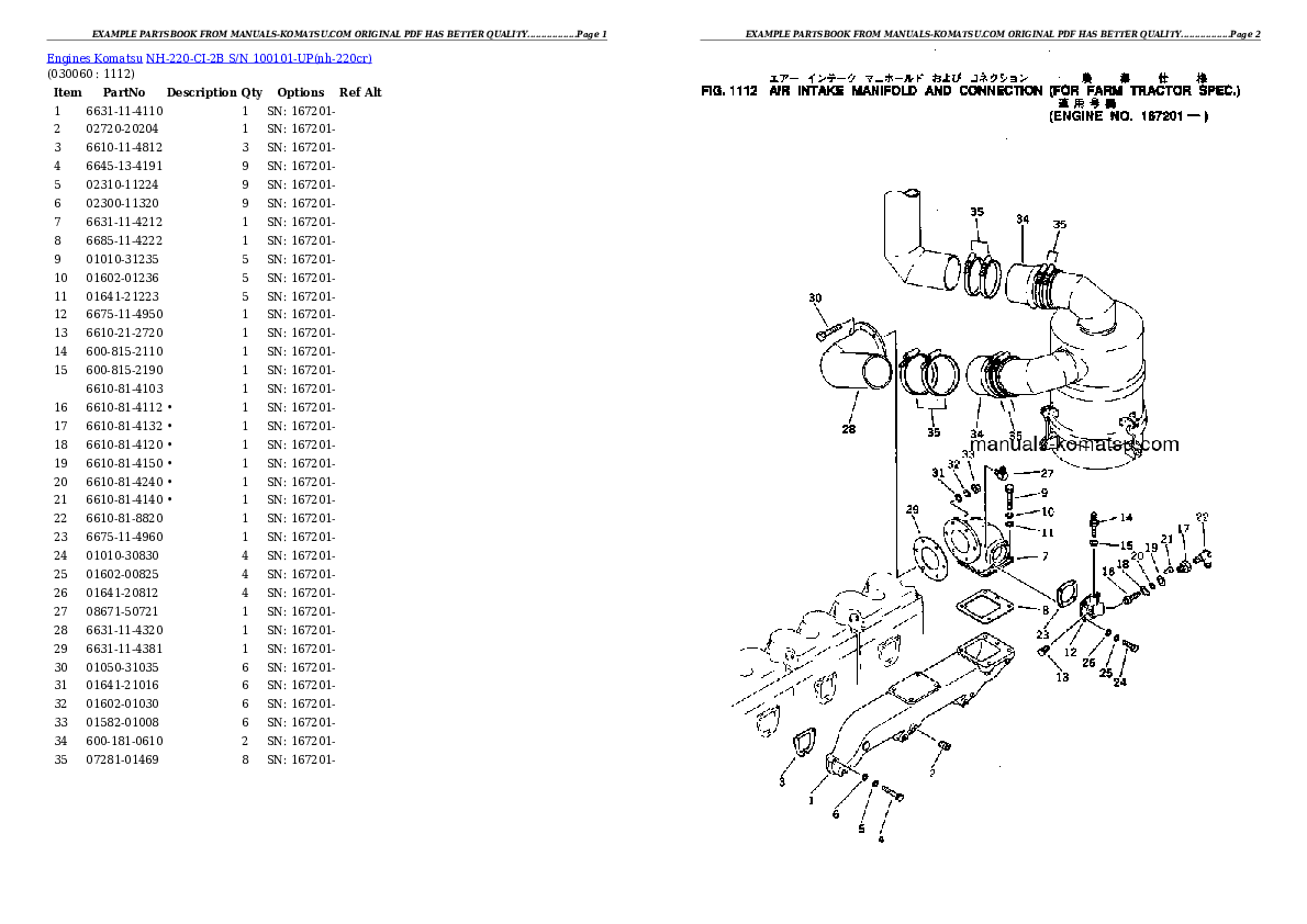 Protected: NH-220-CI-2B S/N 100101-UP Partsbook