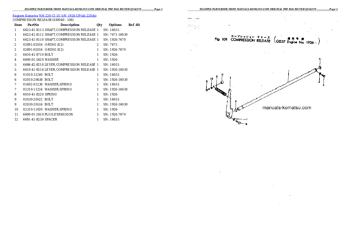 Protected: NH-220-CI-1G S/N 1926-UP Partsbook