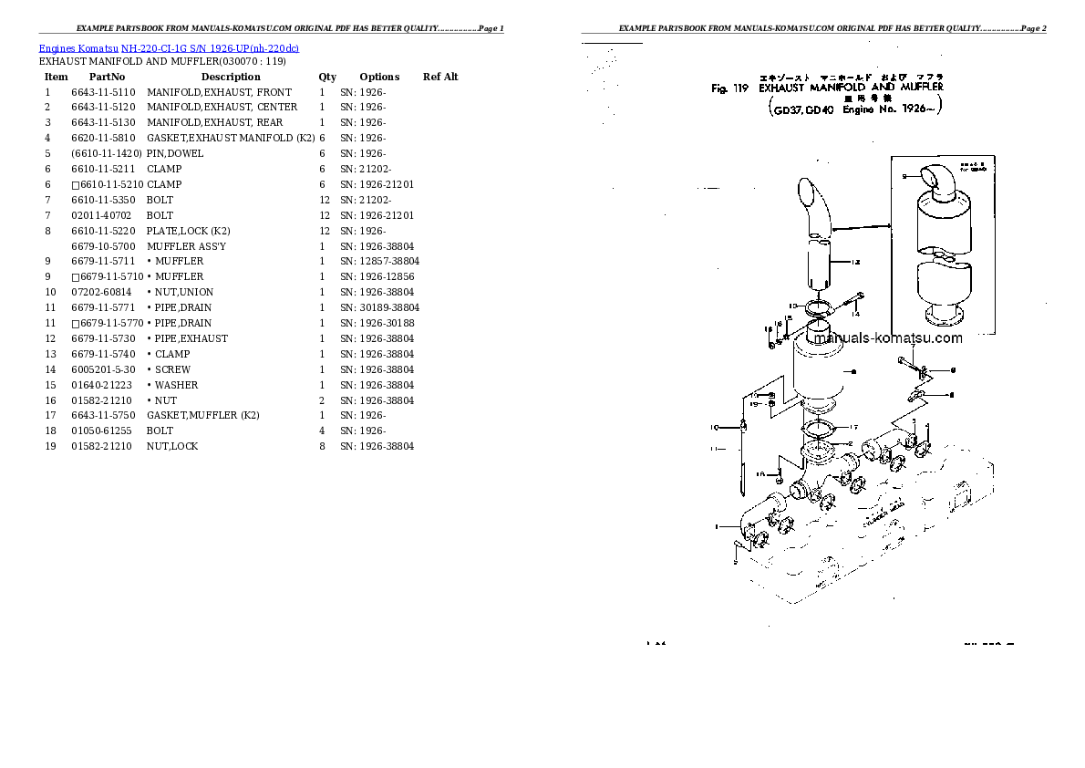 Protected: NH-220-CI-1G S/N 1926-UP Partsbook