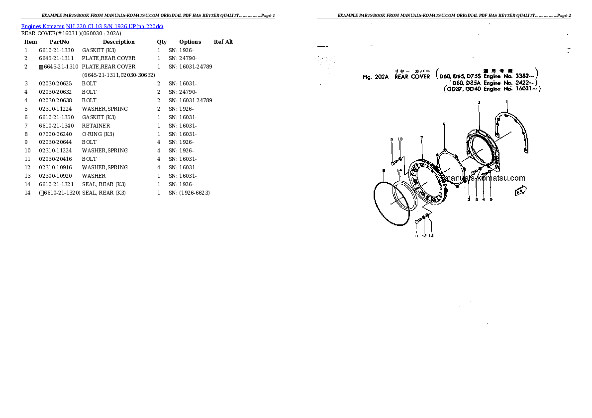 Protected: NH-220-CI-1G S/N 1926-UP Partsbook