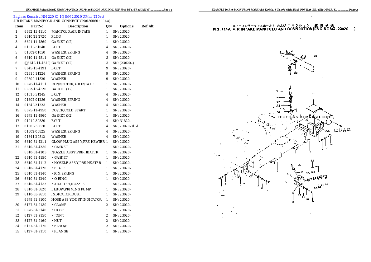 Protected: NH-220-CI-1Q S/N 23020-UP Partsbook