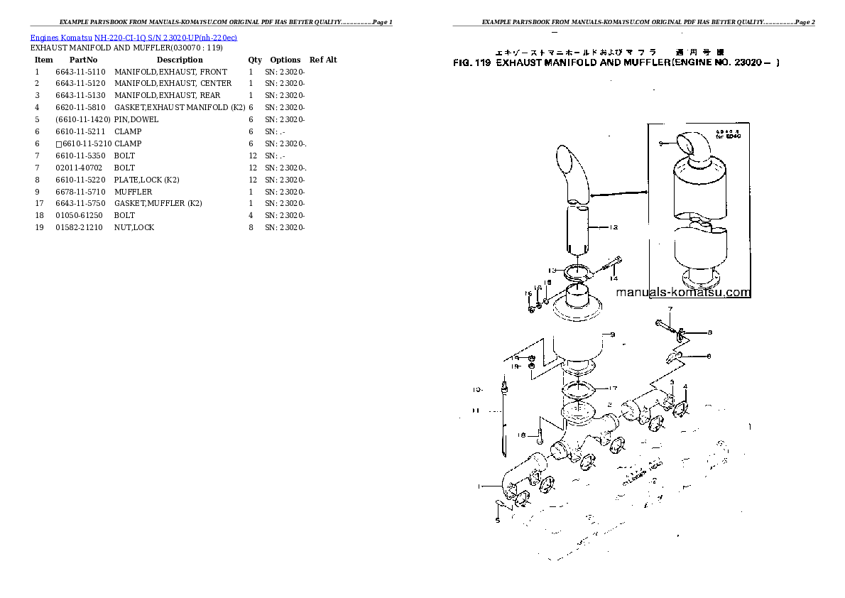 Protected: NH-220-CI-1Q S/N 23020-UP Partsbook