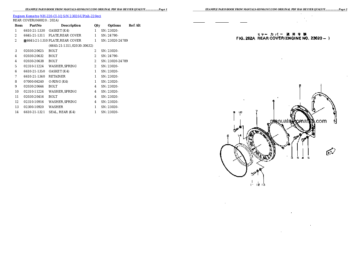Protected: NH-220-CI-1Q S/N 23020-UP Partsbook