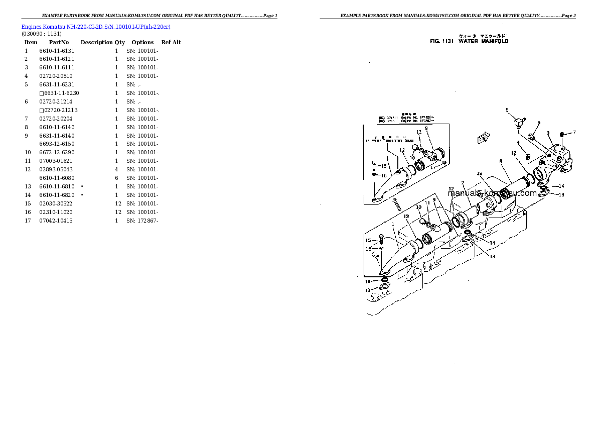 Protected: NH-220-CI-2D S/N 100101-UP Partsbook