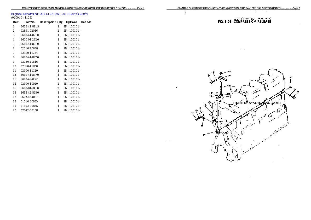 Protected: NH-220-CI-2E S/N 100101-UP Partsbook