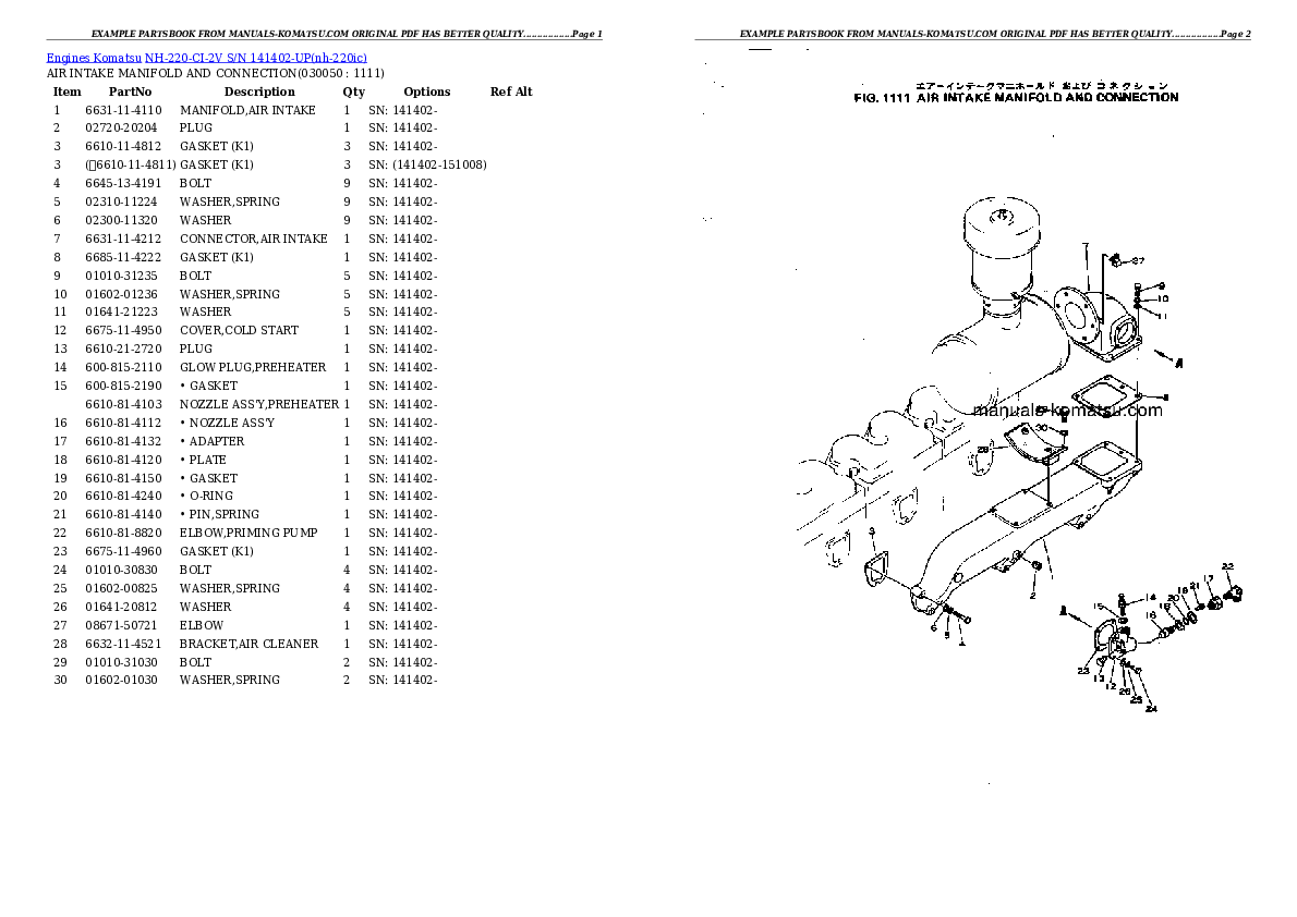 Protected: NH-220-CI-2V S/N 141402-UP Partsbook