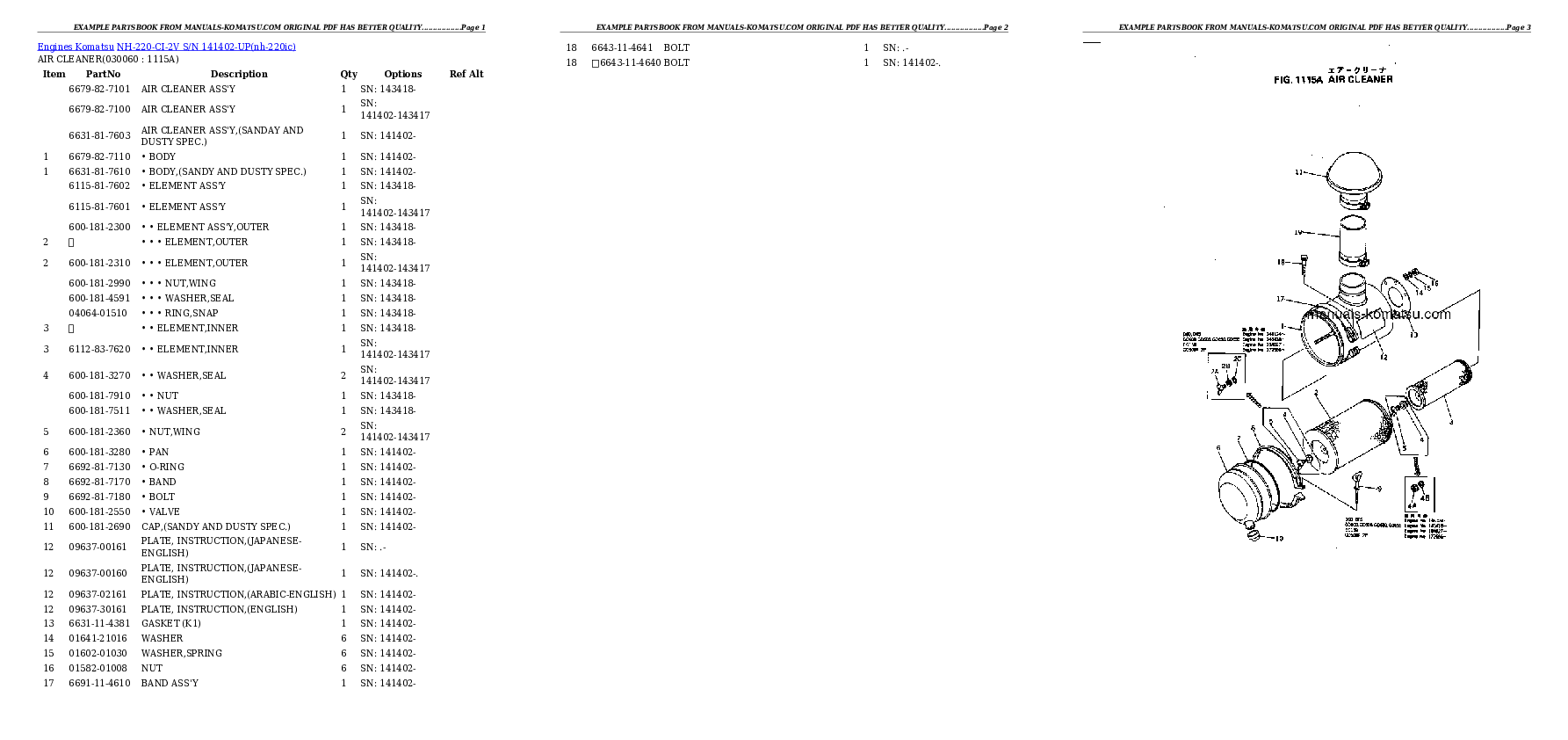 Protected: NH-220-CI-2V S/N 141402-UP Partsbook