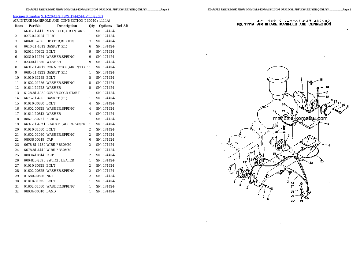 Protected: NH-220-CI-2JJ S/N 174424-UP Partsbook