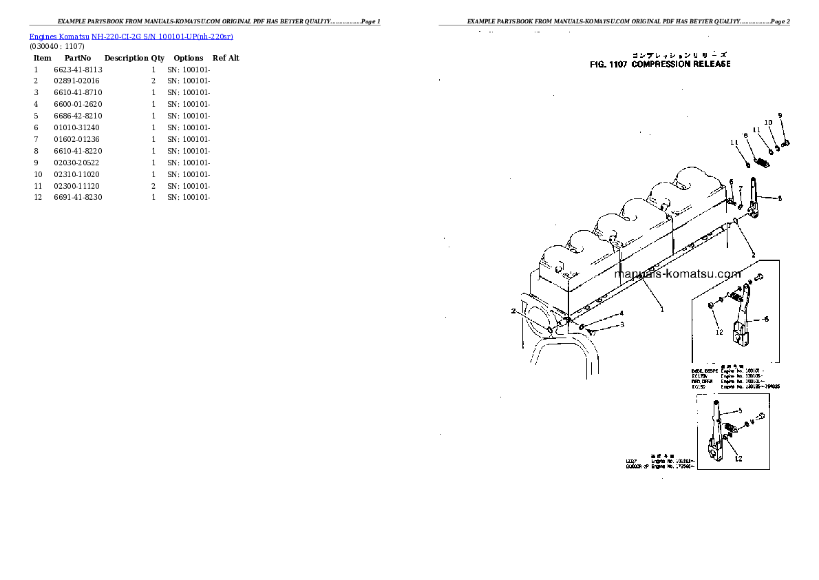 Protected: NH-220-CI-2G S/N 100101-UP Partsbook