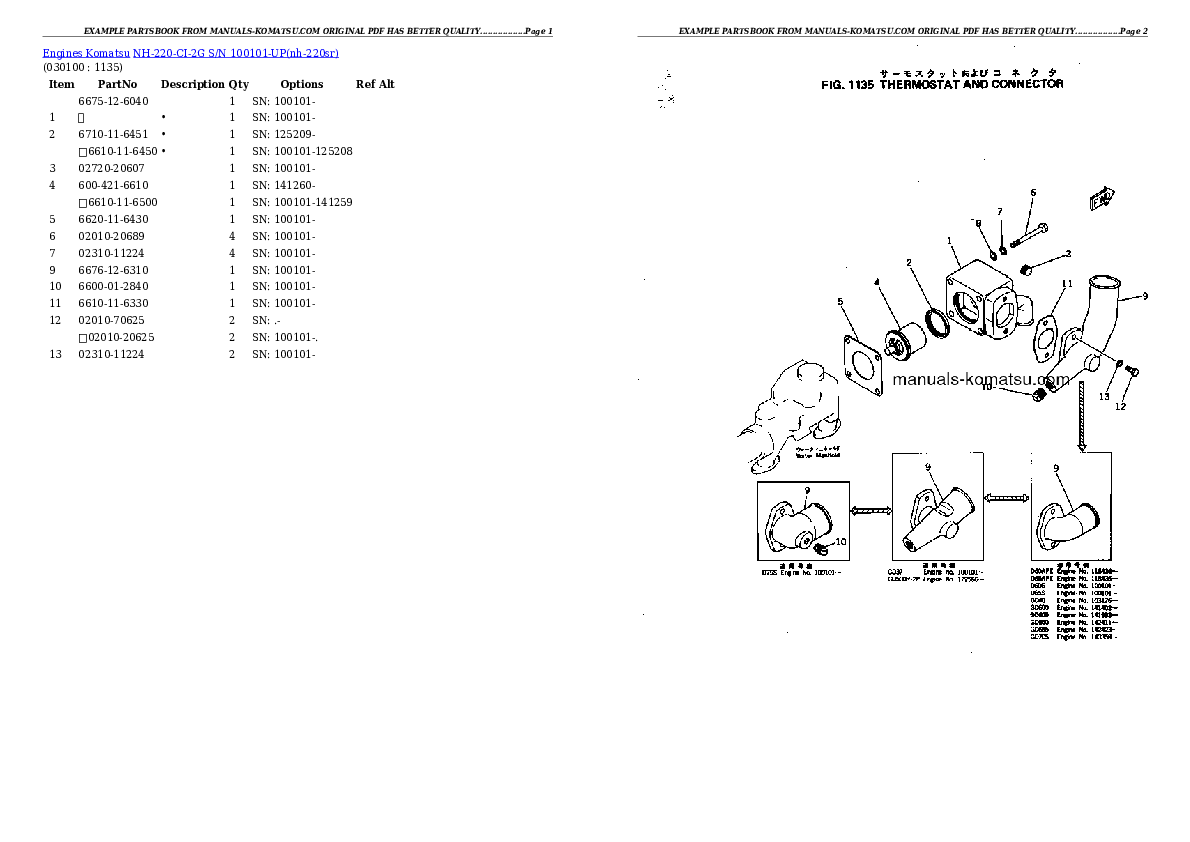 Protected: NH-220-CI-2G S/N 100101-UP Partsbook