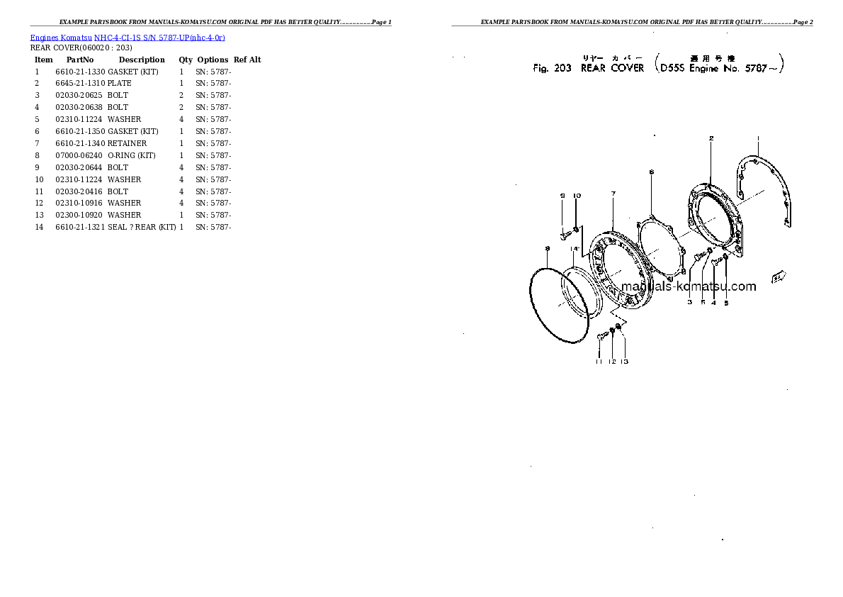 Protected: NHC-4-CI-1S S/N 5787-UP Partsbook