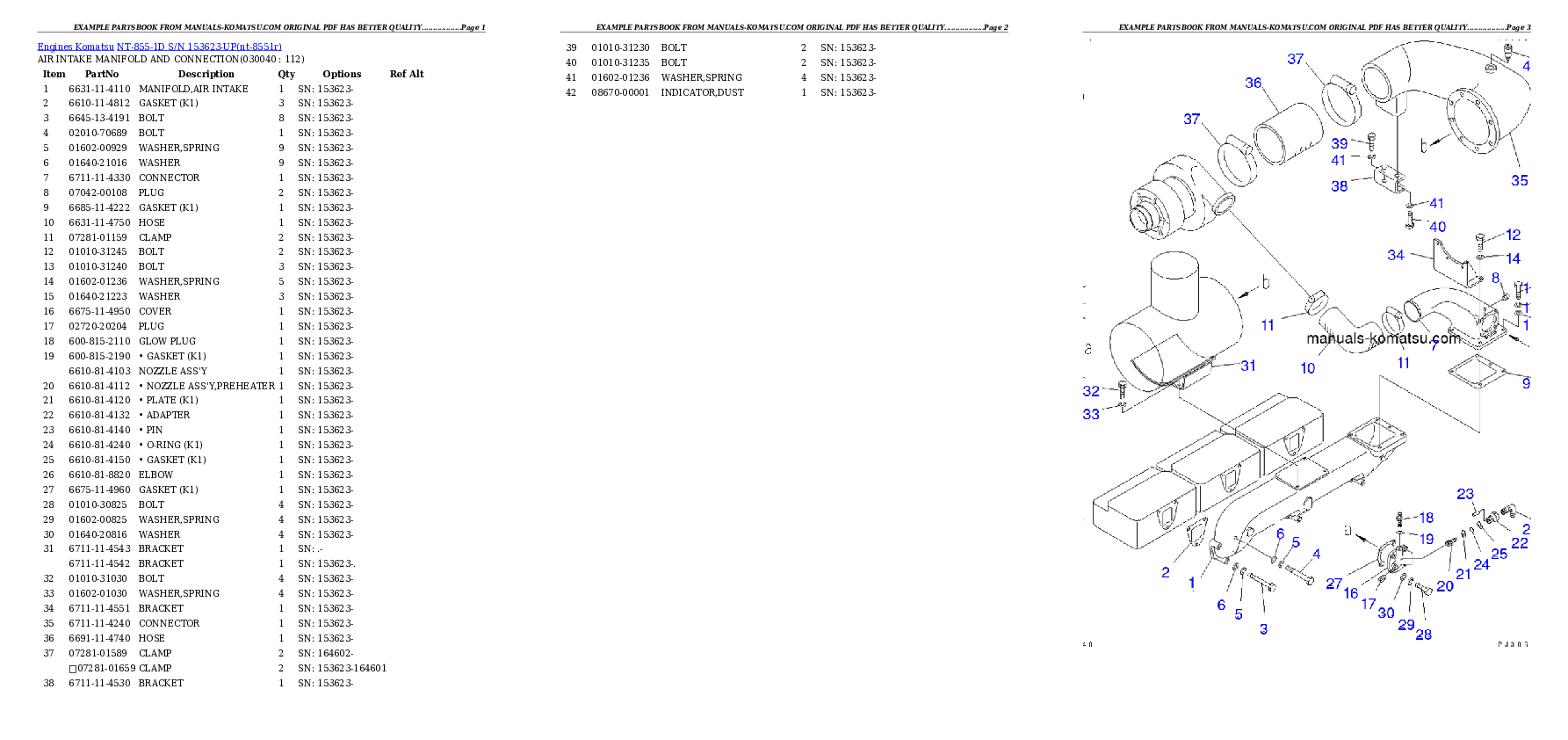Protected: NT-855-1D S/N 153623-UP Partsbook