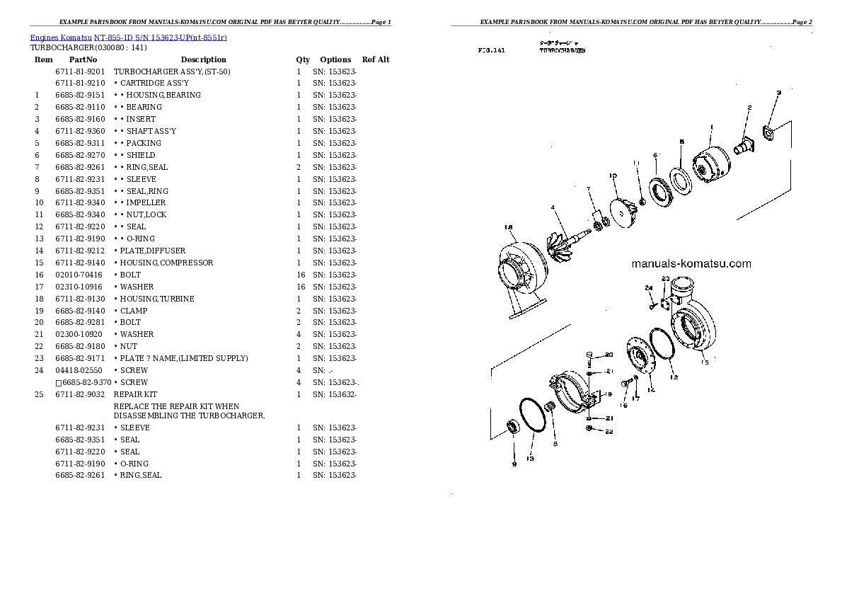 Protected: NT-855-1D S/N 153623-UP Partsbook