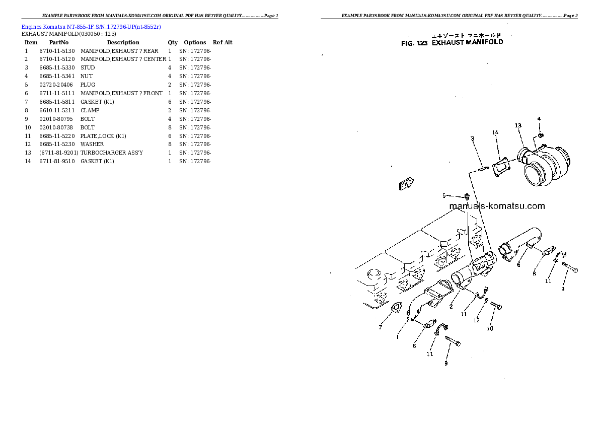 Protected: NT-855-1F S/N 172796-UP Partsbook
