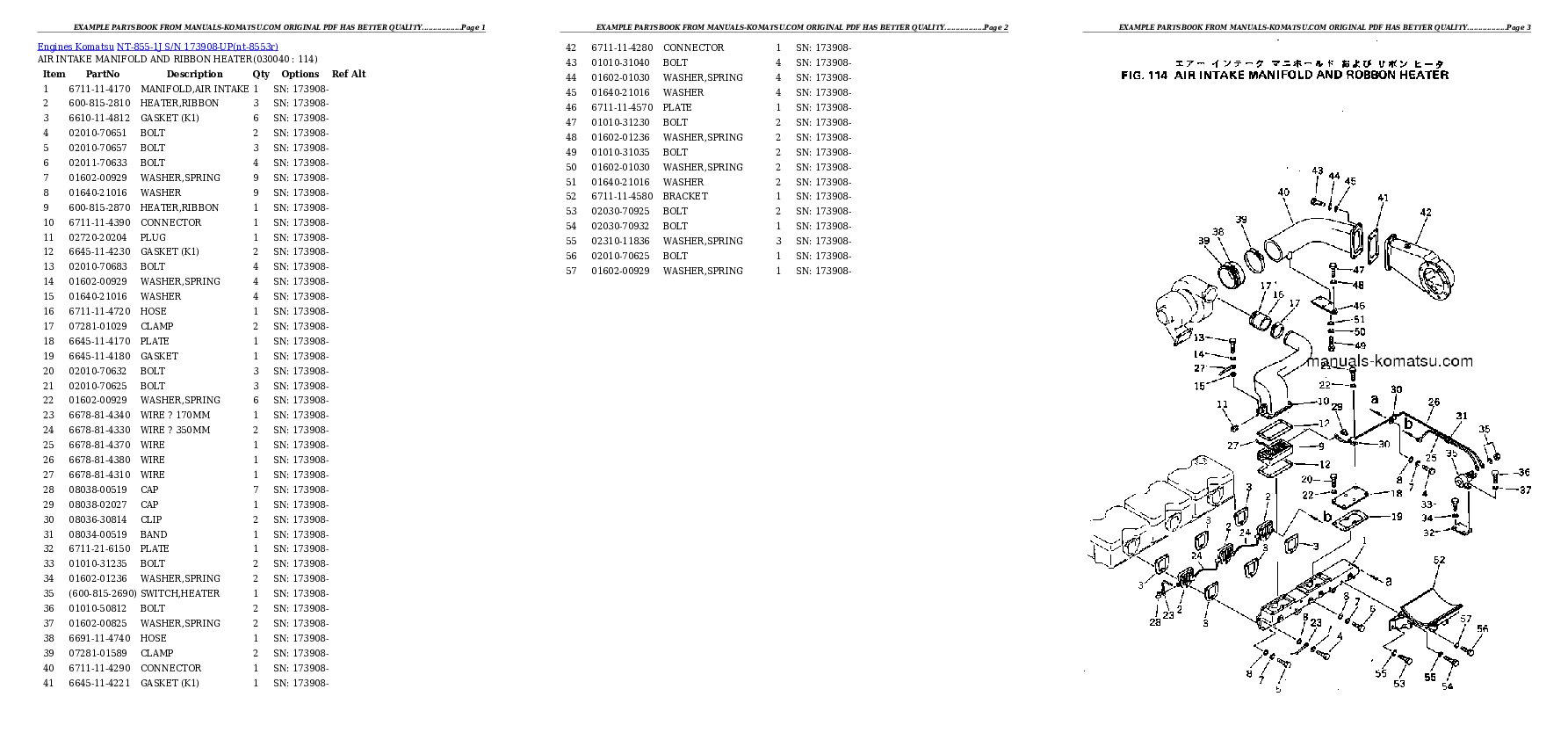 Protected: NT-855-1J S/N 173908-UP Partsbook