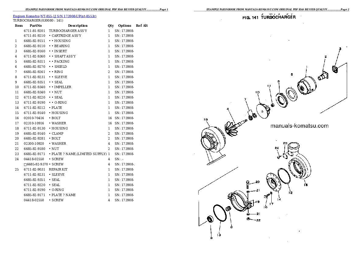 Protected: NT-855-1J S/N 173908-UP Partsbook