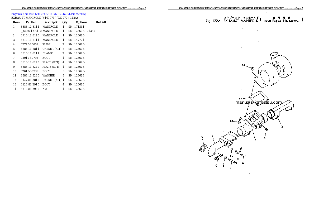 Protected: NTC-743-1C S/N 125628-UP Partsbook