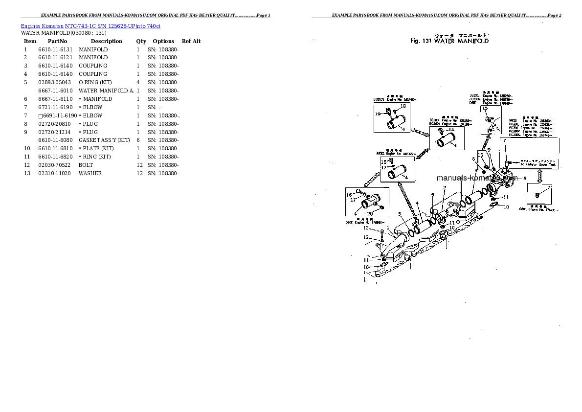Protected: NTC-743-1C S/N 125628-UP Partsbook