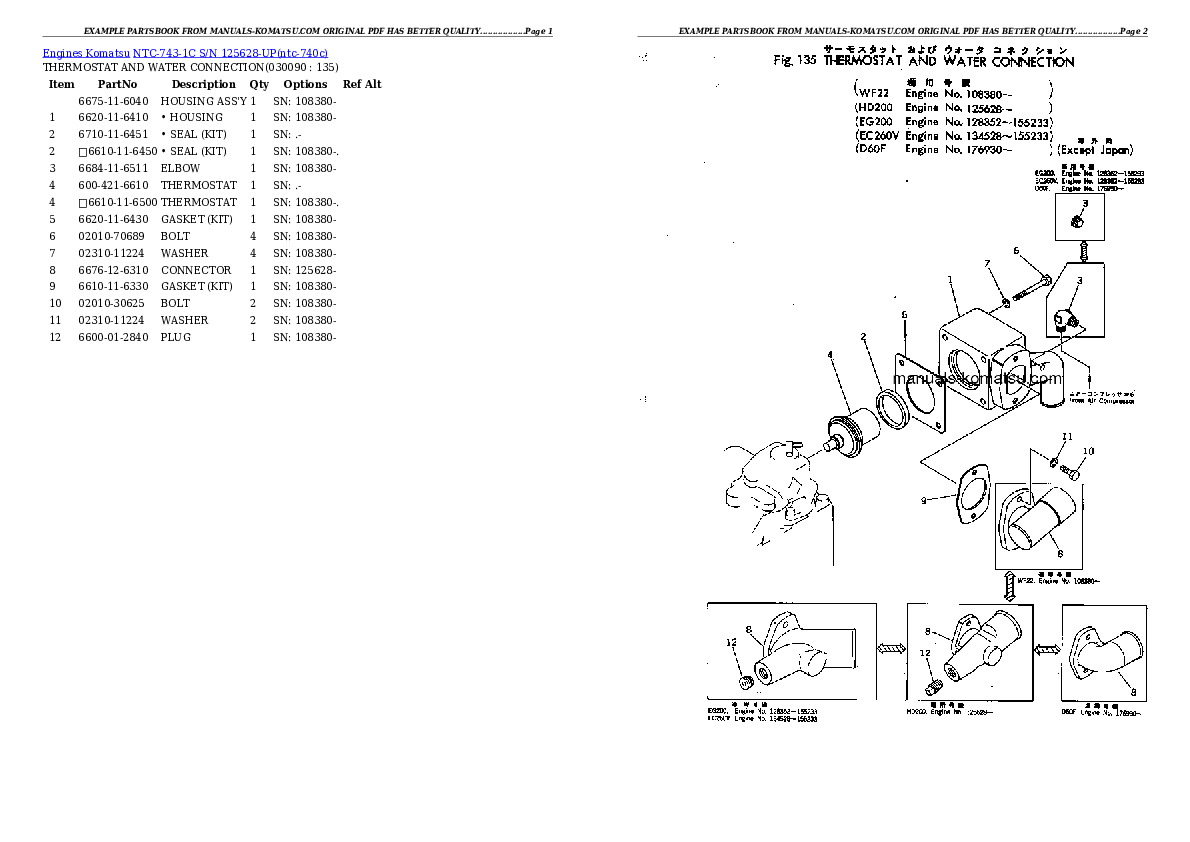Protected: NTC-743-1C S/N 125628-UP Partsbook