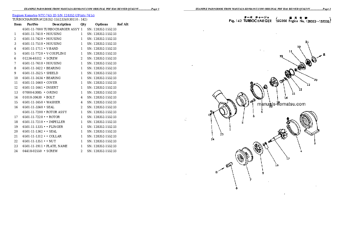 Protected: NTC-743-1D S/N 128352-UP Partsbook