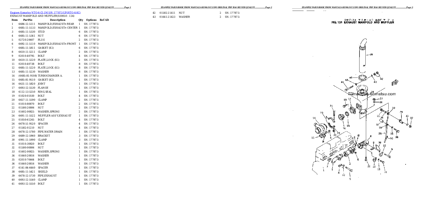 Protected: NTO-6-CI-1M S/N 177873-UP Partsbook