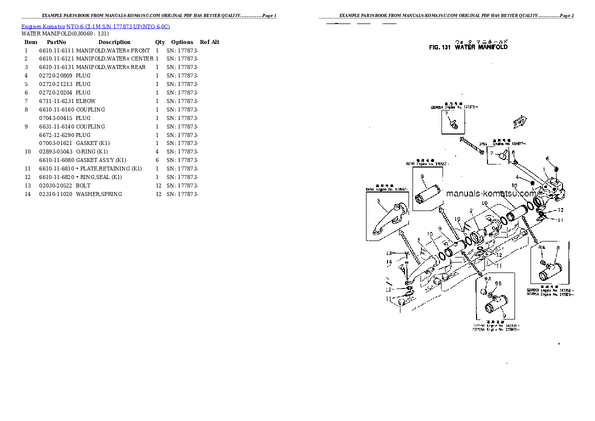 Protected: NTO-6-CI-1M S/N 177873-UP Partsbook