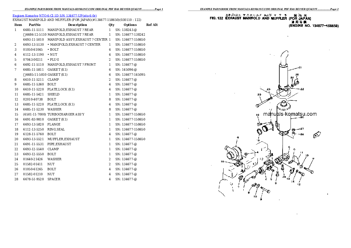 Protected: NTO-6-CI-1D S/N 134677-UP Partsbook