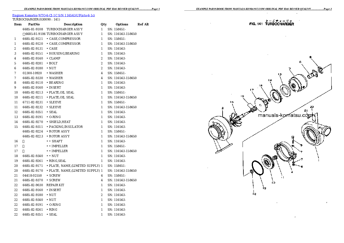 Protected: NTO-6-CI-1C S/N 116563-UP Partsbook