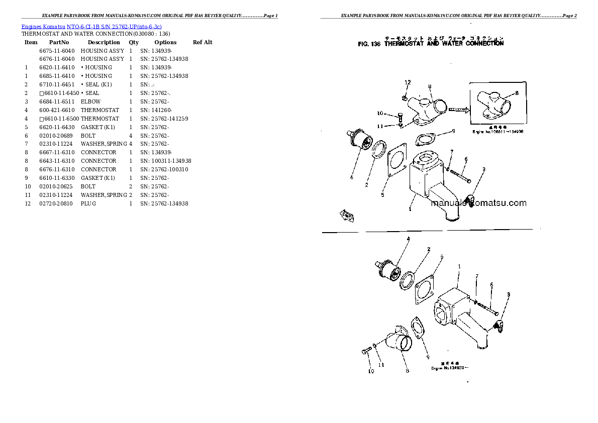 Protected: NTO-6-CI-1B S/N 25762-UP Partsbook