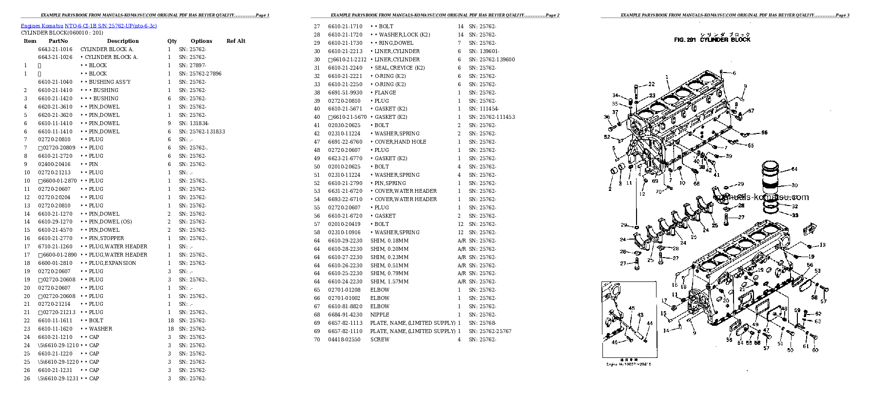 Protected: NTO-6-CI-1B S/N 25762-UP Partsbook
