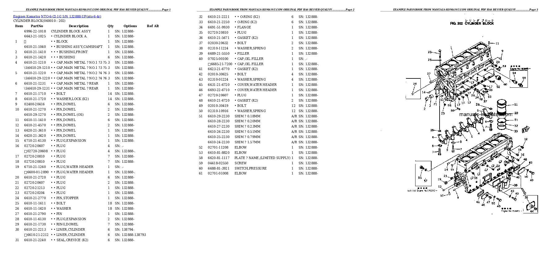 Protected: NTO-6-CI-1G S/N 132888-UP Partsbook