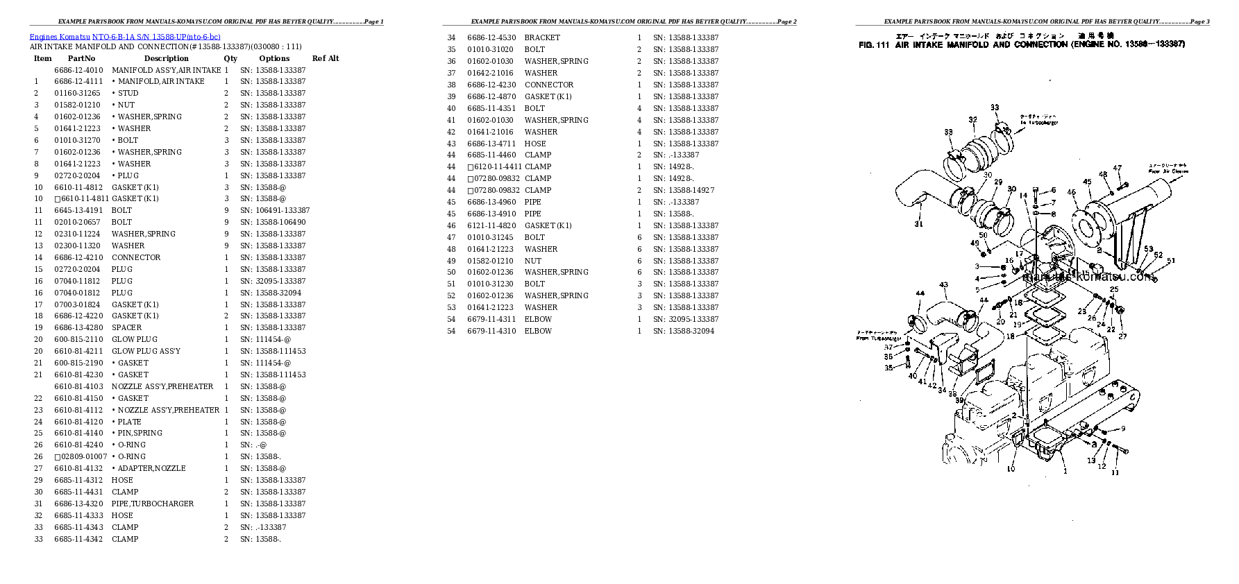 Protected: NTO-6-B-1A S/N 13588-UP Partsbook
