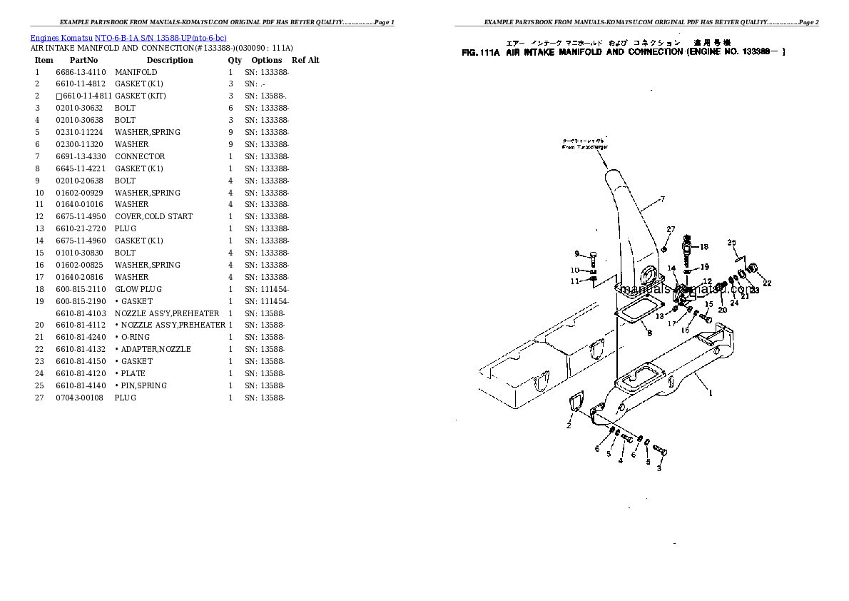 Protected: NTO-6-B-1A S/N 13588-UP Partsbook