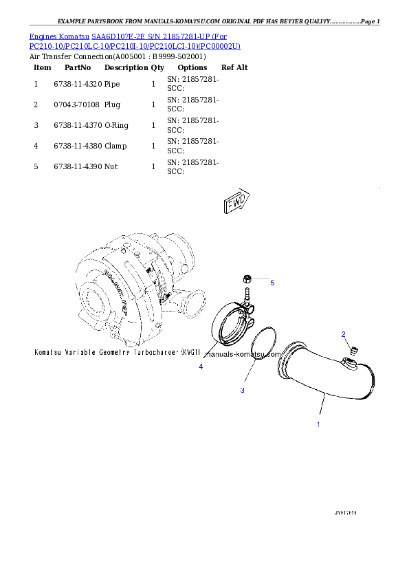 Protected: SAA6D107E-2E S/N 21857281-UP (For PC210-10/PC210LC-10/PC210I-10/PC210LCI-10) Partsbook