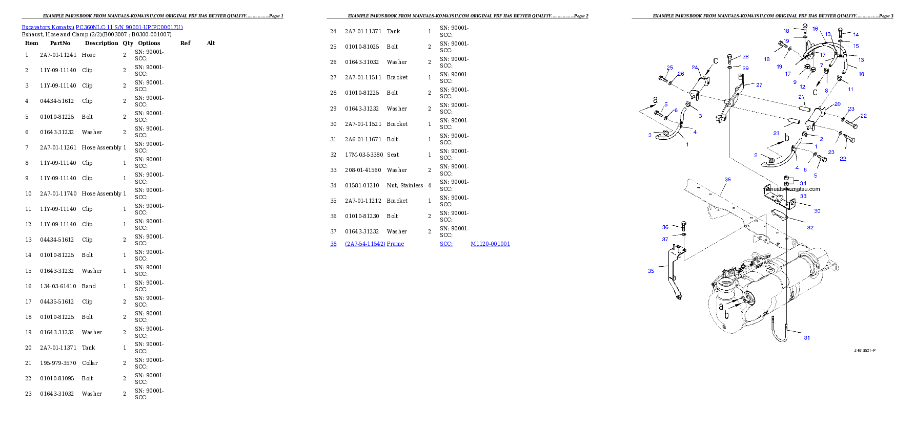 Protected: PC360NLC-11 S/N 90001-UP Partsbook
