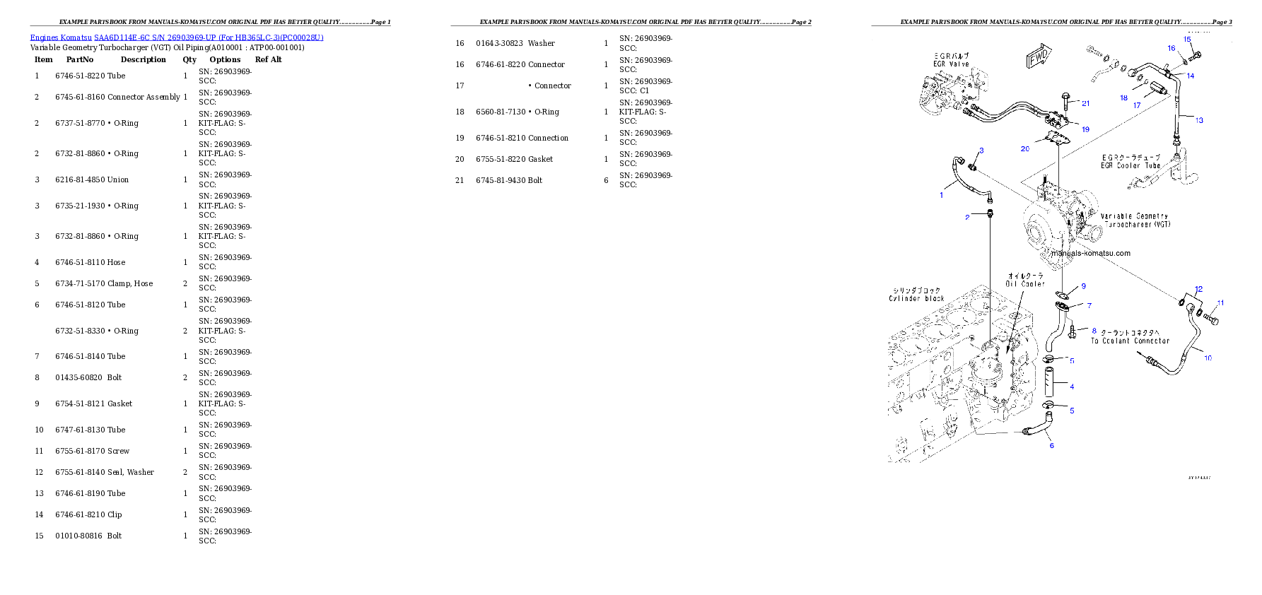 Protected: SAA6D114E-6C S/N 26903969-UP (For HB365LC-3) Partsbook