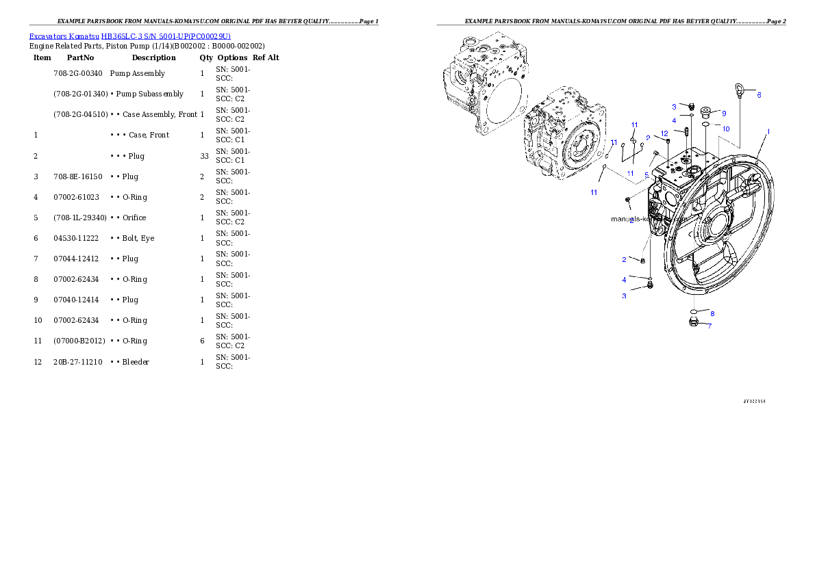 Protected: HB365LC-3 S/N 5001-UP Partsbook