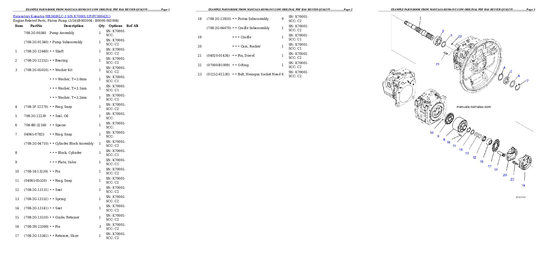 Protected: HB365NLC-3 S/N K70001-UP Partsbook