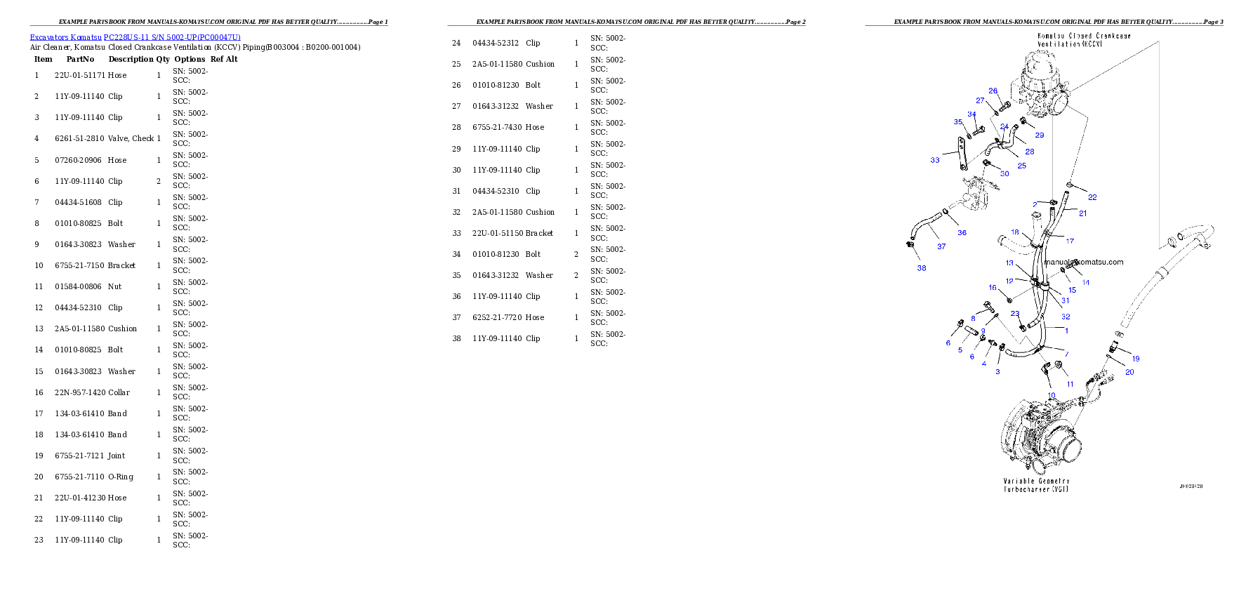 Protected: PC228US-11 S/N 5002-UP Partsbook