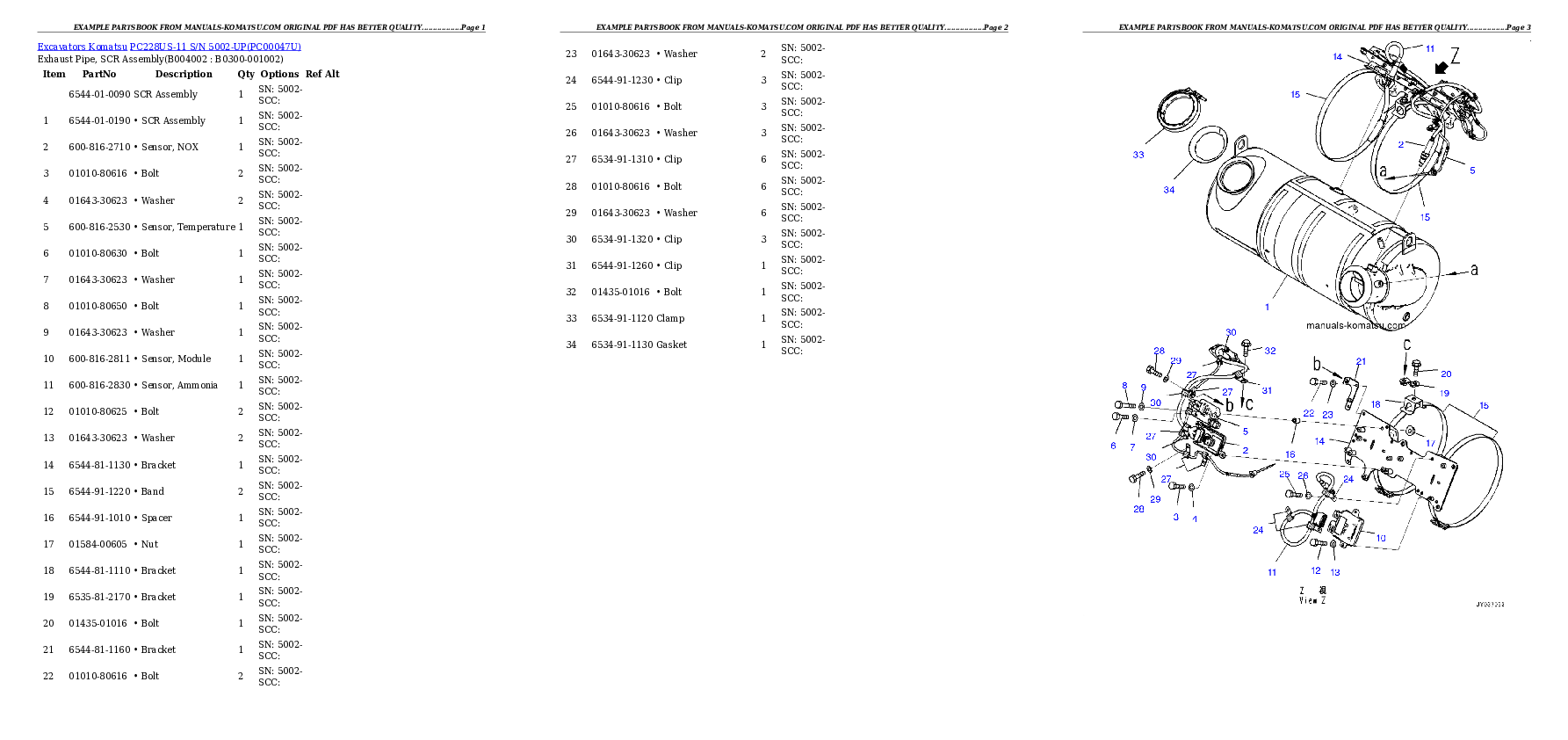 Protected: PC228US-11 S/N 5002-UP Partsbook
