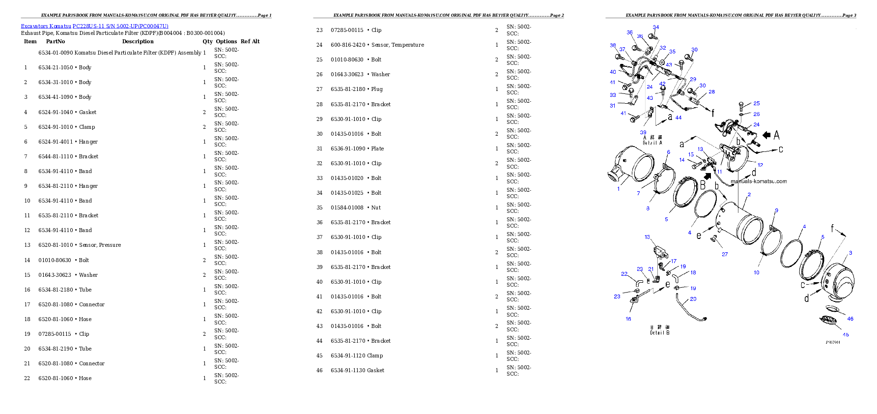Protected: PC228US-11 S/N 5002-UP Partsbook