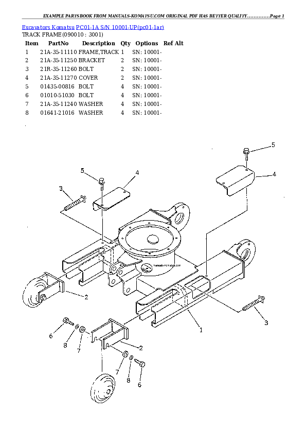 Protected: PC01-1A S/N 10001-UP Partsbook