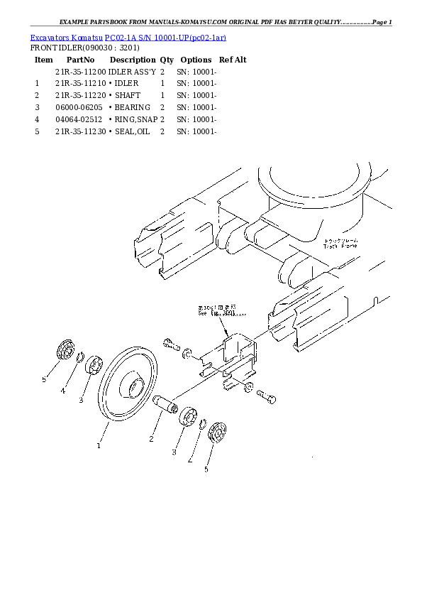 Protected: PC02-1A S/N 10001-UP Partsbook