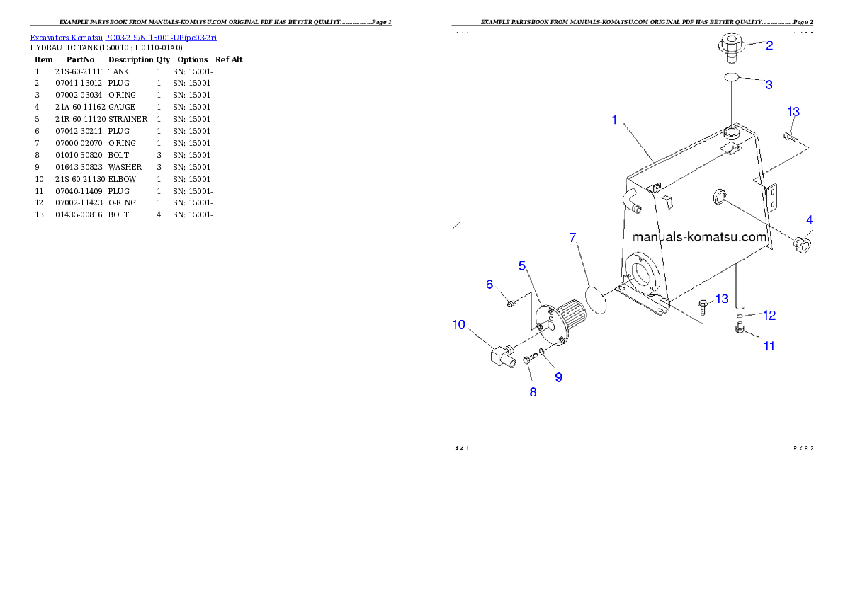 Protected: PC03-2 S/N 15001-UP (For FKI) Partsbook