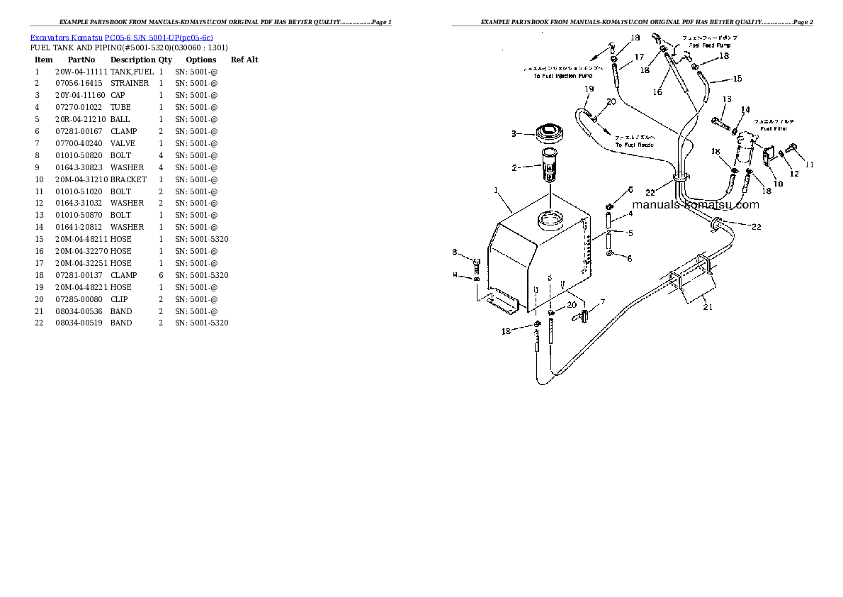Protected: PC05-6 S/N 5001-UP Partsbook