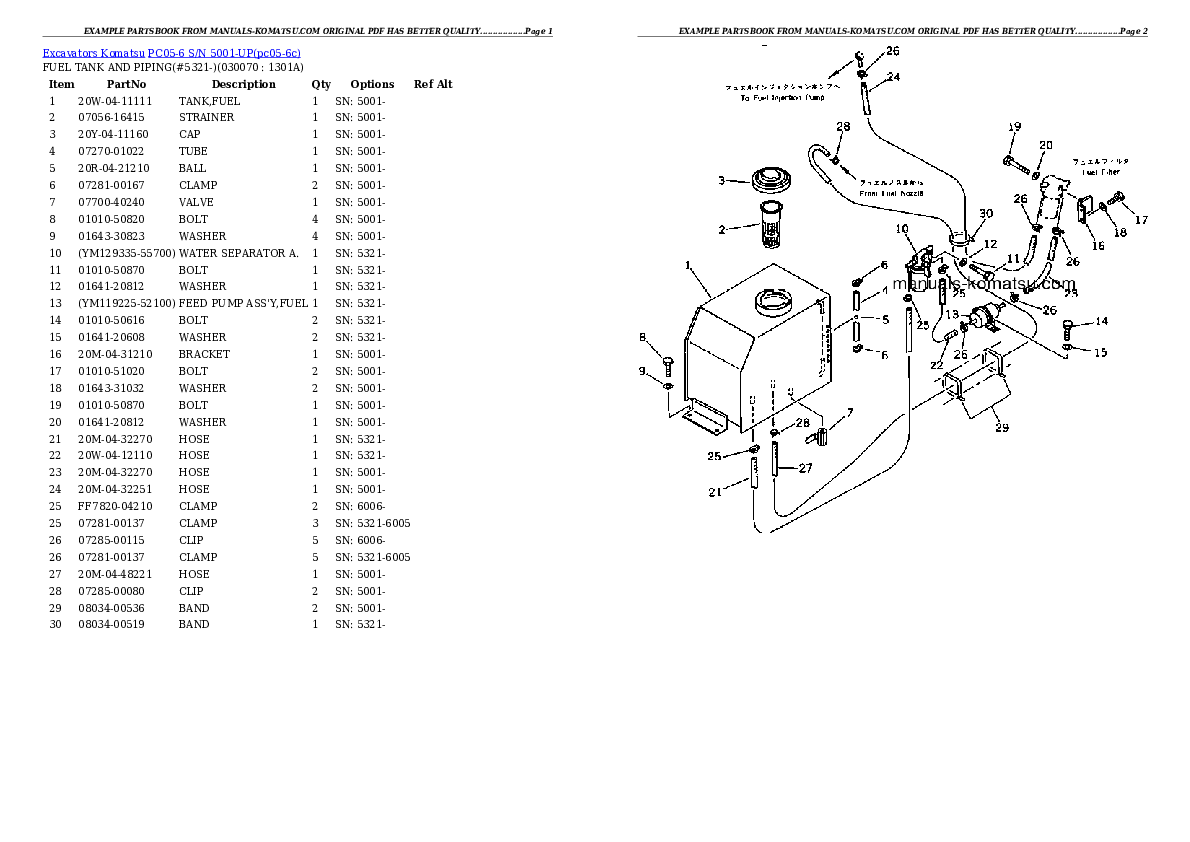 Protected: PC05-6 S/N 5001-UP Partsbook