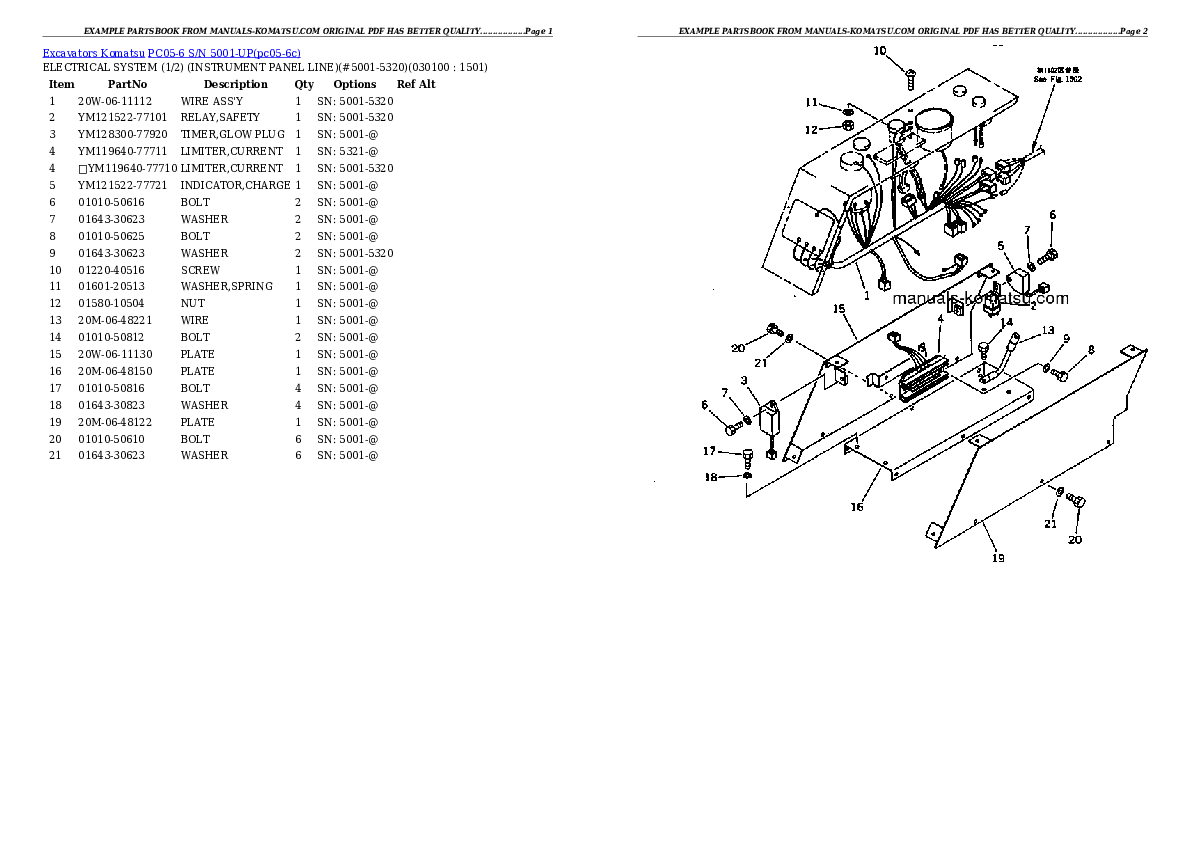 Protected: PC05-6 S/N 5001-UP Partsbook