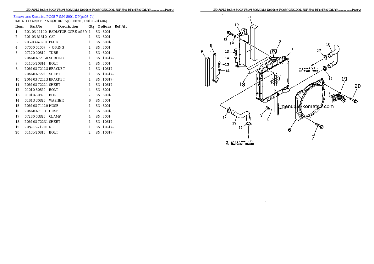 Protected: PC05-7 S/N 8001-UP Partsbook