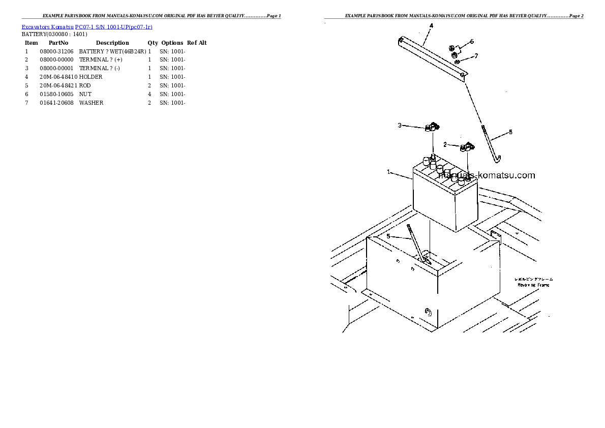 Protected: PC07-1 S/N 1001-UP Partsbook